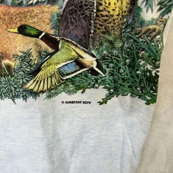 Vtg 1994 H.L. Miller Single Stitch T Shirt XL Grand Canyon Nature Wrap Around - Picture 4 of 10